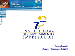 Apresentação do PowerPoint - Instituto de Desenvolvimento