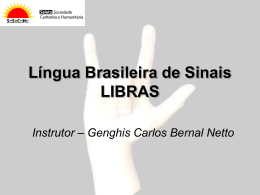 Língua Brasileira de Sinais LIBRAS