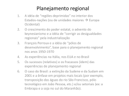 Planejamento regional