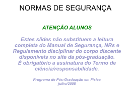 pr&oacute;pria seguran&ccedil;a - pfi