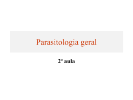 Introdução à Parasitologia