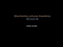 Movimentos culturais brasileiros