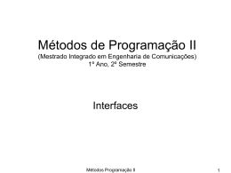 Métodos de Programação II (Mestrado Integrado em Engenharia de