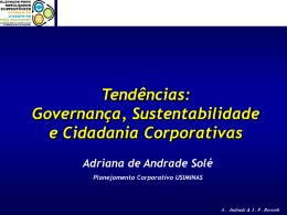 GOVERNAN&Ccedil;A CORPORATIVA - UBQ