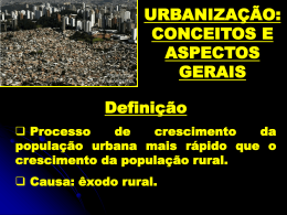 Urbanização