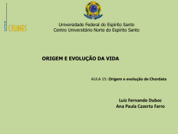 aula15 - CEUNES - Universidade Federal do Espírito Santo
