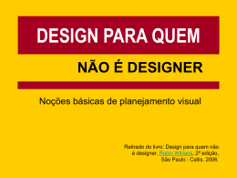 DESIGN PARA QUEM N&Atilde;O &Eacute; DESIGNER