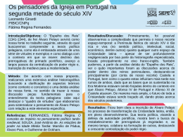 Os pensadores da Igreja em Portugal na segunda metade