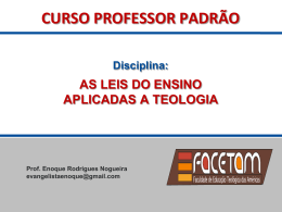 CURSO PROFESSOR PADRÃO