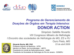 Donor Action - Sociedade Brasileira de Nefrologia