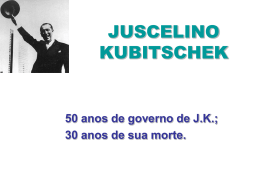 JUSCELINO KUBITSCHEK