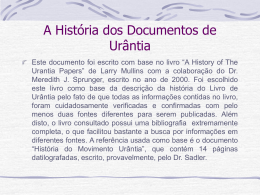 Hist&oacute;ria da Urantia