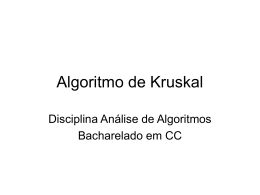 Algoritmo de Kruskal