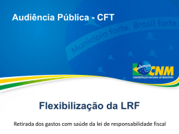 Flexibilização da LRF