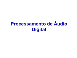 Processamento de Áudio Digital