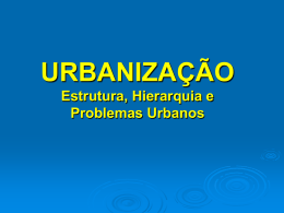 URBANIZAÇÃO BRASILEIRA