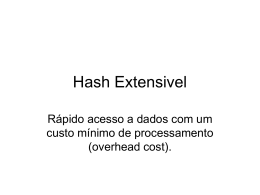 Hash Extensivel