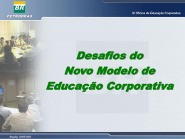 Desafios do Novo Modelo de Educa&ccedil;&atilde;o Corporativa