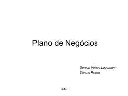 Identifica&ccedil;&atilde;o do Neg&oacute;cio