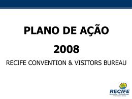 vendo pernambuco - Recife Convention & Visitors Bureau