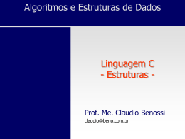 Algoritmos e Estrutura de Dados I – IEC012