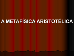 Metafísica Aristotélica