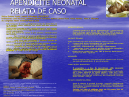 Apendicite Neonatal: relato de caso