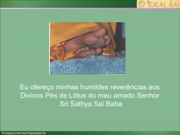 Palestra 2 - Organização Sri Sathya Sai no Brasil