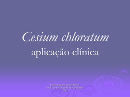Cesium chloratum aplicação clínica