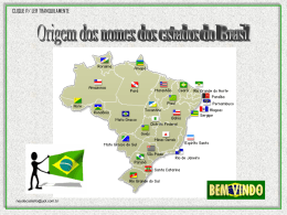 Origem do nome dos estados do Brasil – PPT
