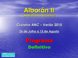 Gibraltar - Associação Nacional de Cruzeiros