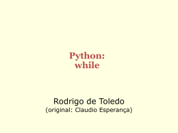 Python 02 WHILE - DCC