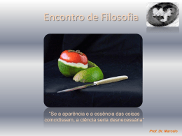 Filosofia e Educa&ccedil;&atilde;o