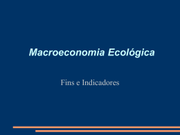 macroeconomia ecologica