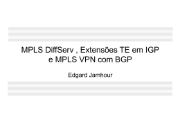 VPNs com MPLS