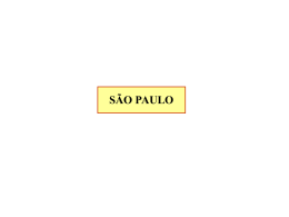 Indicadores de São Paulo