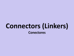 Aula 13 – Connectors_Indefinite Pronouns