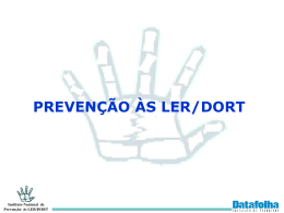 Prevenção à LER / DORT