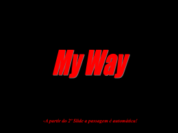 My way - Reinaldo Momo