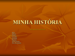 MINHA HISTÓRIA