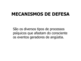 MECANISMOS DE DEFESA