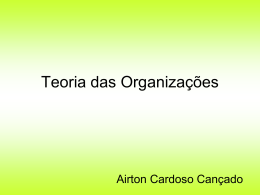 Evolu&ccedil;&atilde;o do Pensamento Administrativo