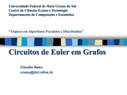 Euler Tour PRAM - Universidade Federal de Mato Grosso do Sul