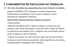 Ergonomia e seguran&ccedil;a industrial &ndash; cap. III