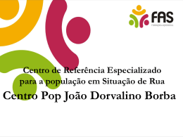 Centro Pop João Dorvalino Borba