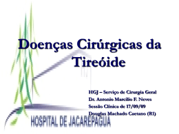 Doenças Cirúrgicas da Tireóide