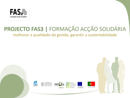 PROJECTO FAS3 | FORMA&Ccedil;&Atilde;O AC&Ccedil;&Atilde;O SOLID&Aacute;RIA
