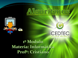 Slide 1 - Professor Cristiano S. Gaigher