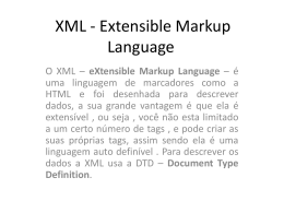 XML - Extensible Markup Language