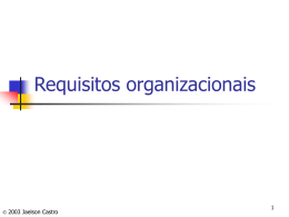 Modelagem de Requisitos Organizacionais